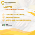 Master Classe di Concorso A21 - Geografia